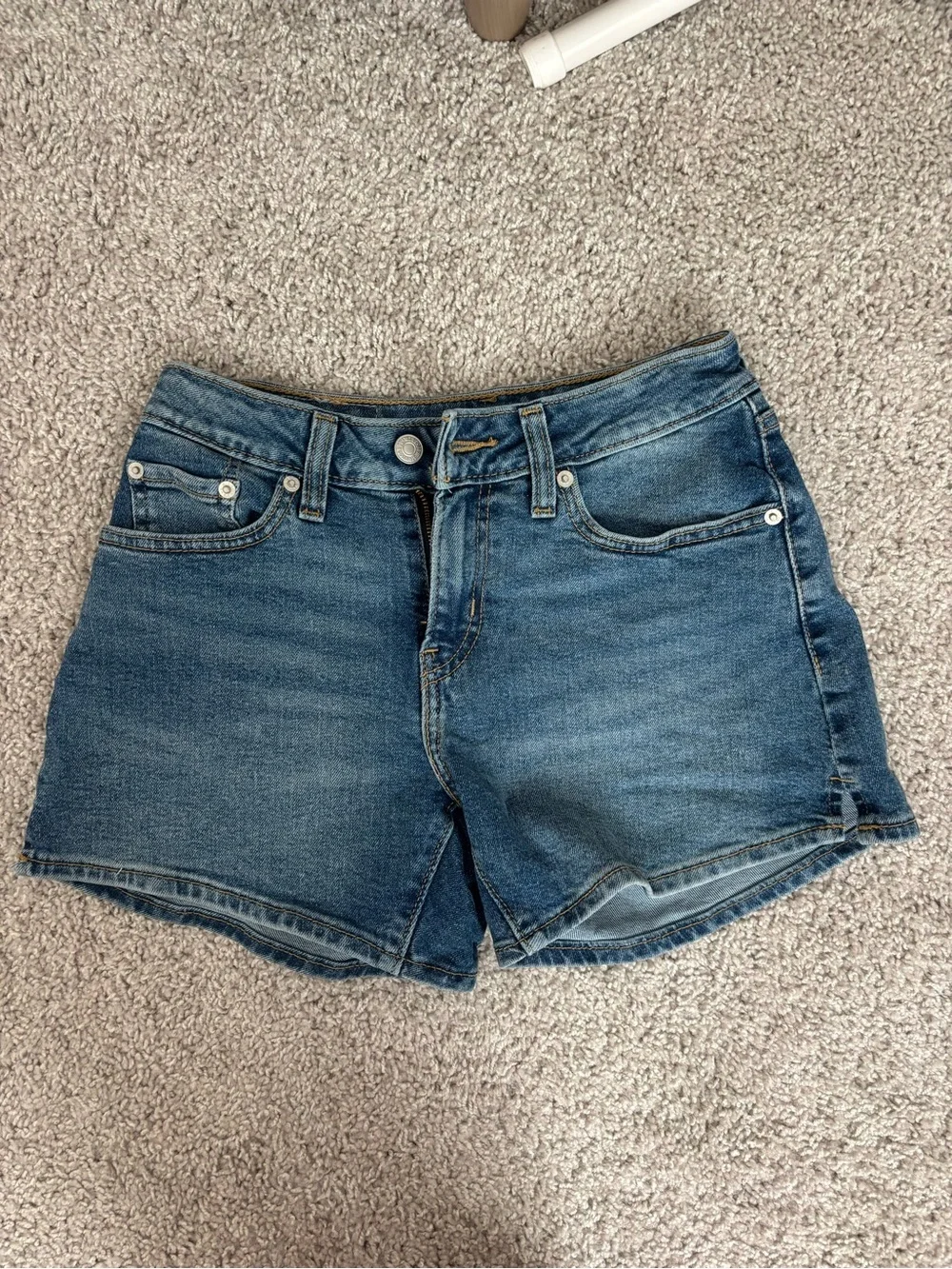 Levi’s denim A-line shorts